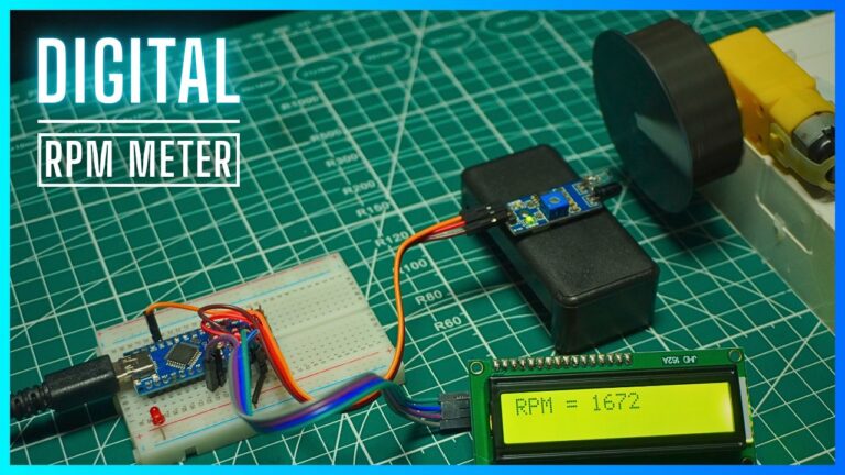 Digital RPM Meter Using Arduino & IR Sensor