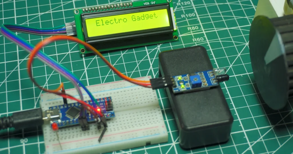 Starting Screen of Digital RPM Meter