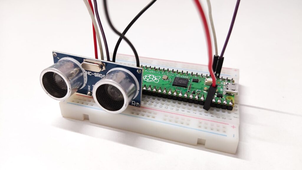 Ultrasonic Sensor With Raspberry Pi Pico