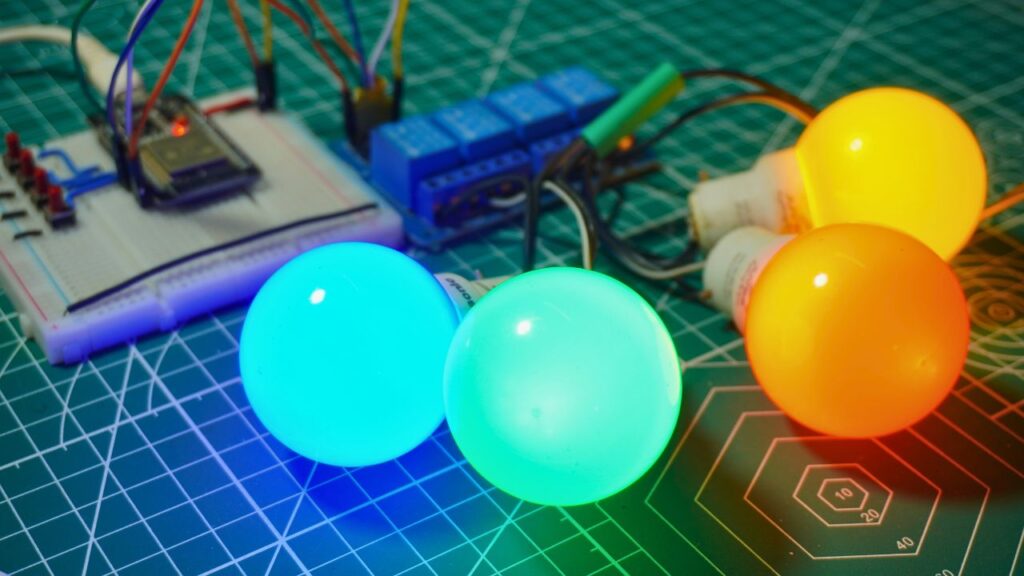 Bluetooth Home Automation System Showing Light Bulb