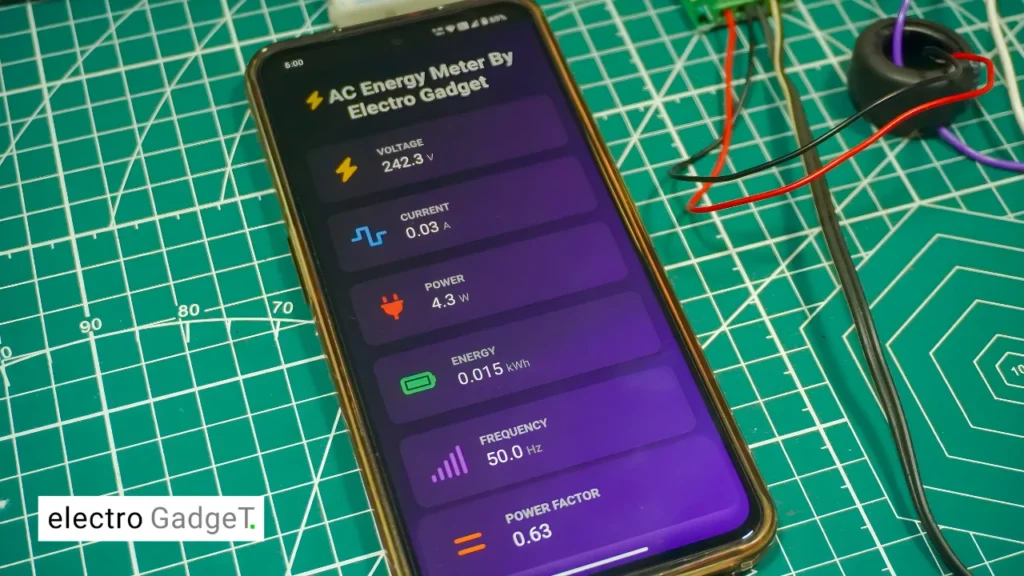 AC Energy Meter Load Reading