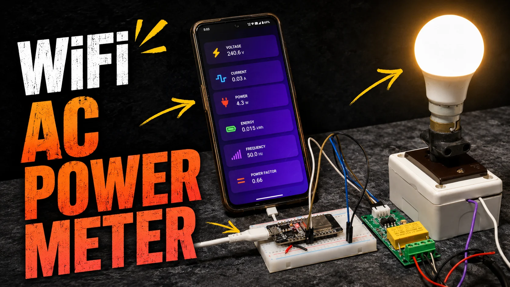 Homepage - Circuit Diagrams AC Energy Meter using PZEM-004T & ESP32