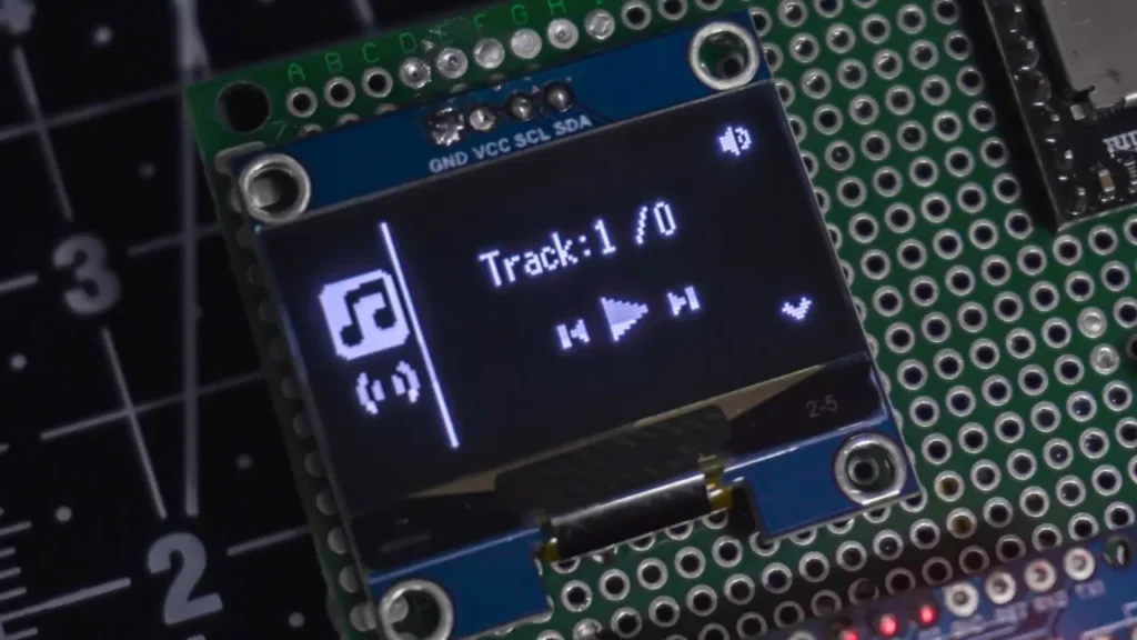 OLED Startup and Main Interface
