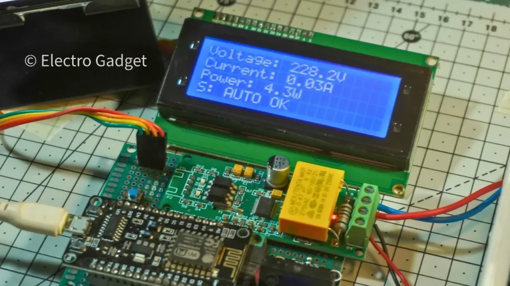 Smart IoT Energy Meter First LCD Page
