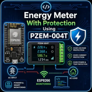 IoT Energy Meter With Protections Using PZEM-004T Source Code With Project Report