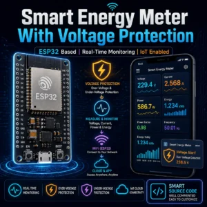 Smart Energy Meter With Voltage Protection Source Code