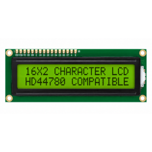 16x2 Character LCD Display Module with Green Backlight