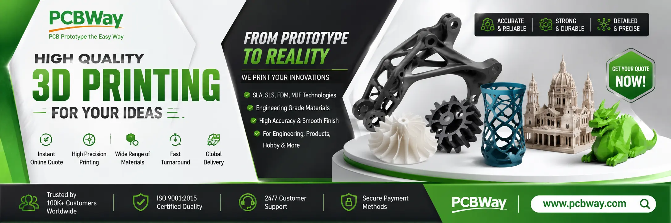 PCBWay 3D Printing Service